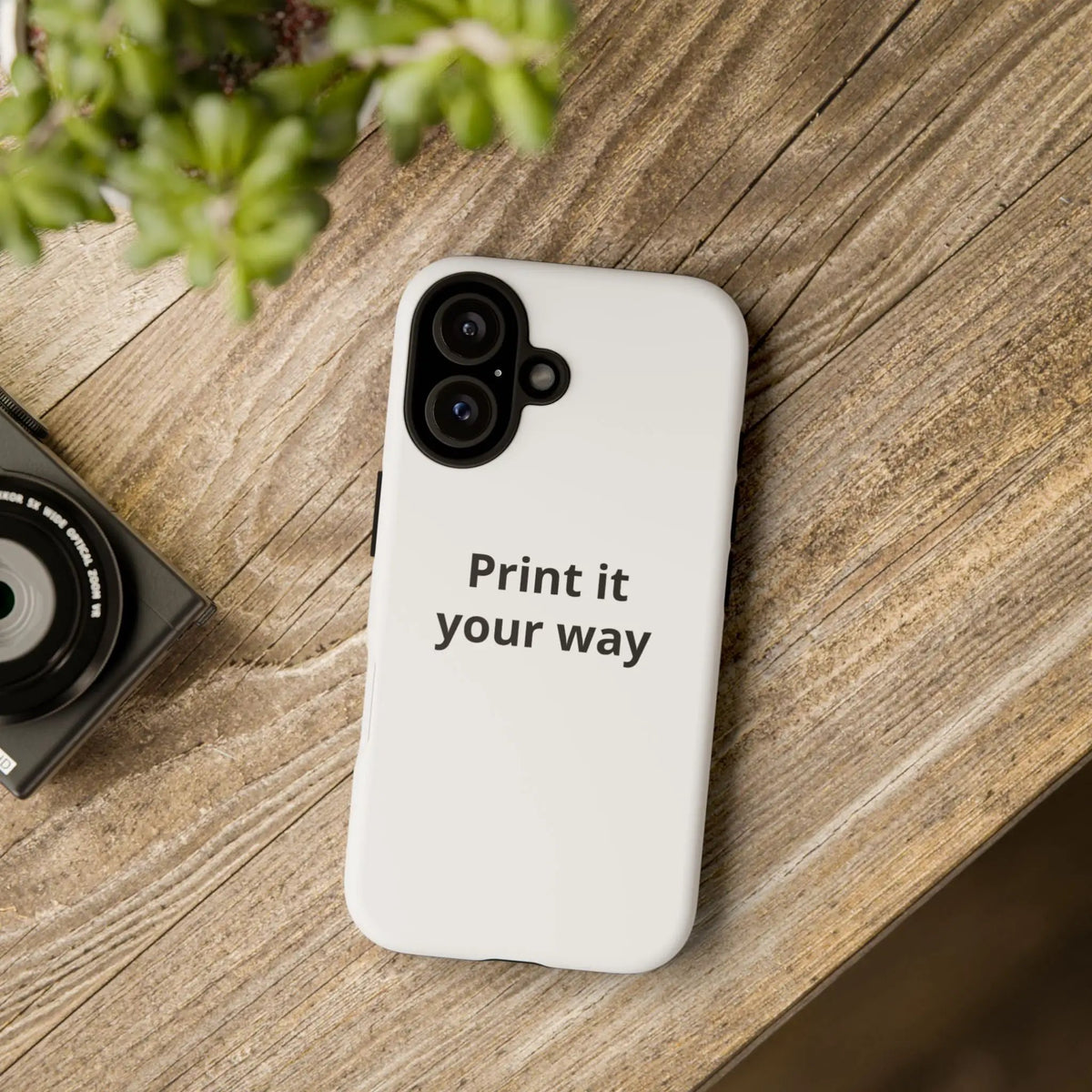 Printify Custom Print Tough iPhone Case Dual Layer Shockproof Protective Cover Wireless Charging - Mobile Phone Cases Phone Case