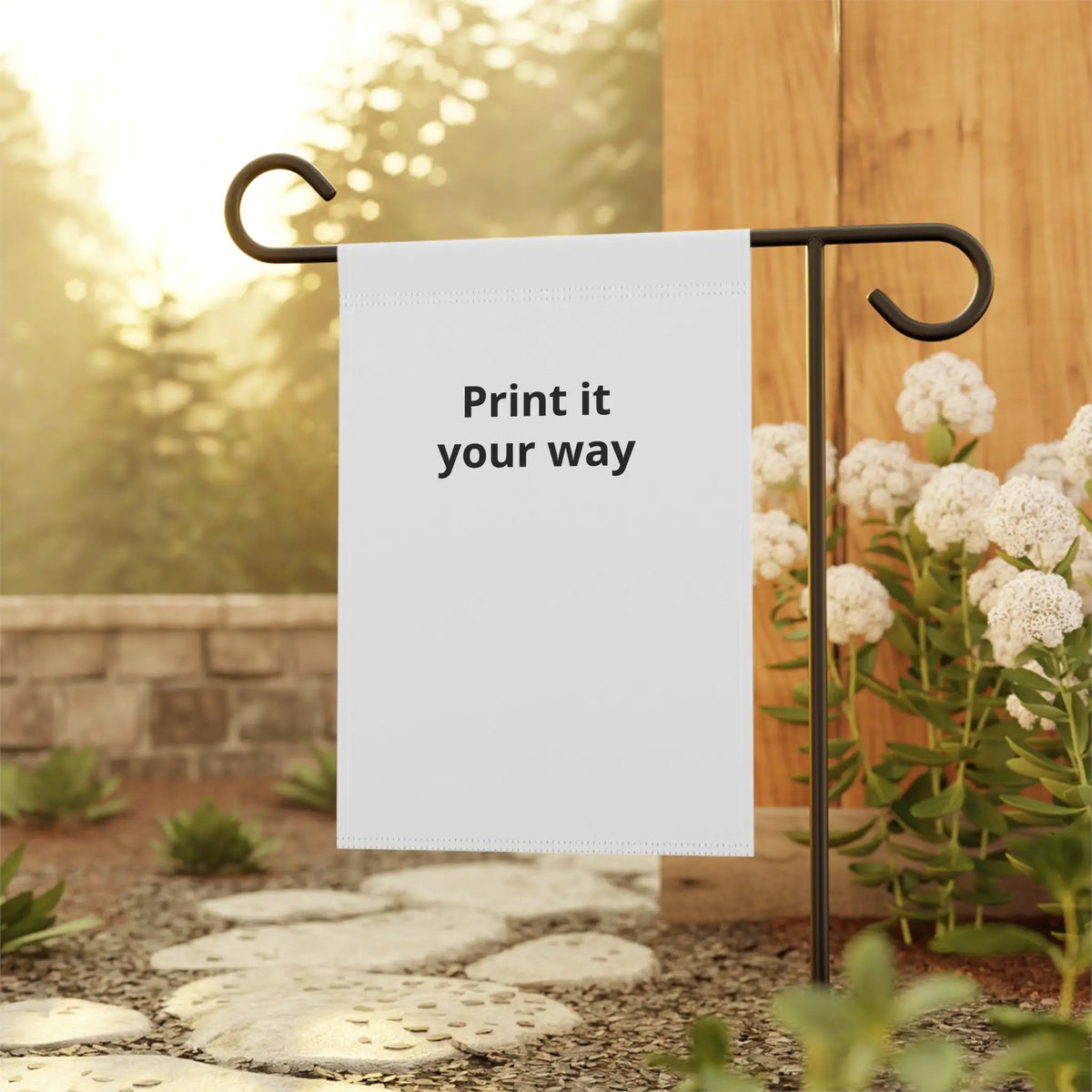 Printify Garden Flag - Customizable House & Yard Banner (Print It Your Way) - Banners Home Decor