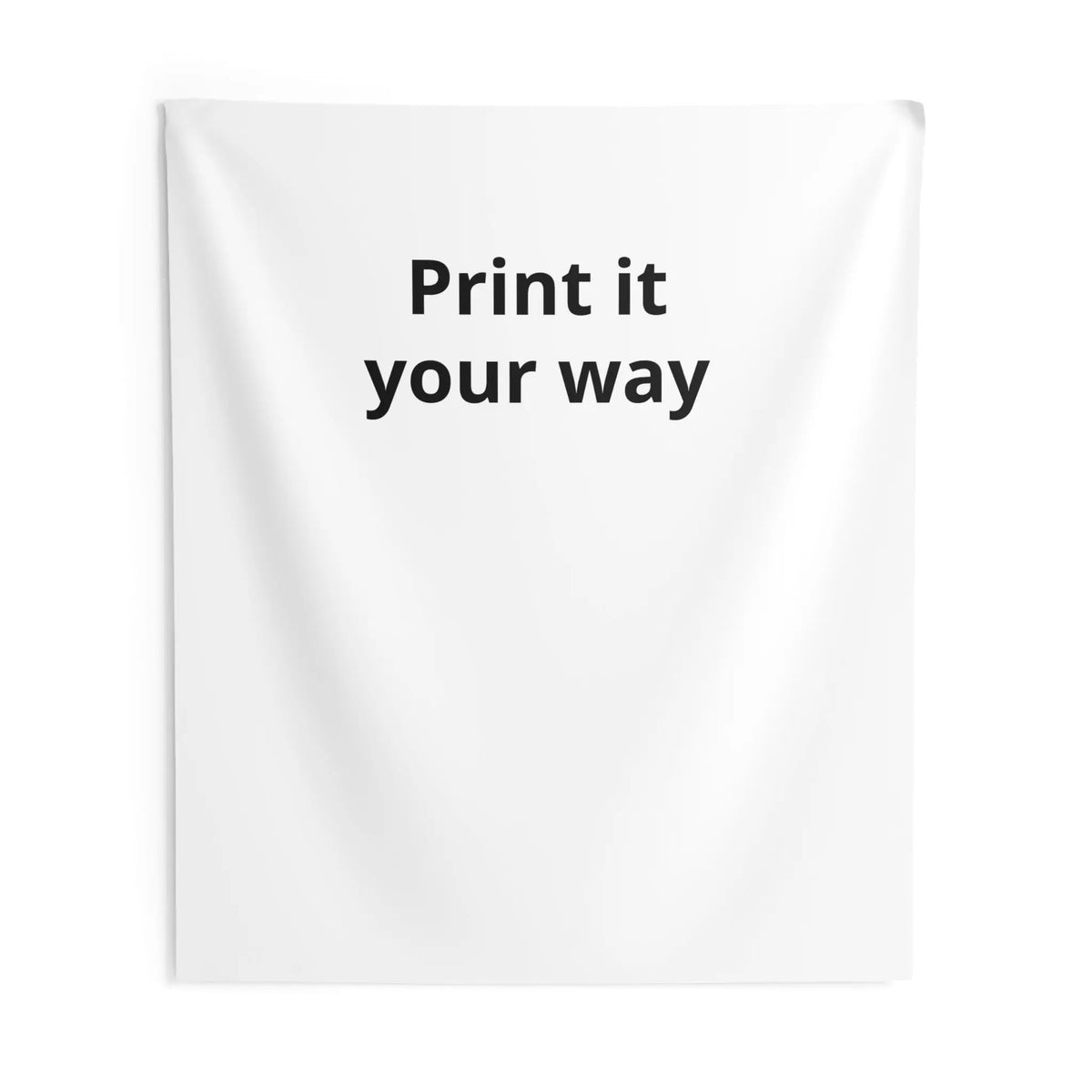 Printify Custom Print It Your Way Wall Tapestry — Personalized Minimalist Home Decor - Decorative Tapestries Home Decor
