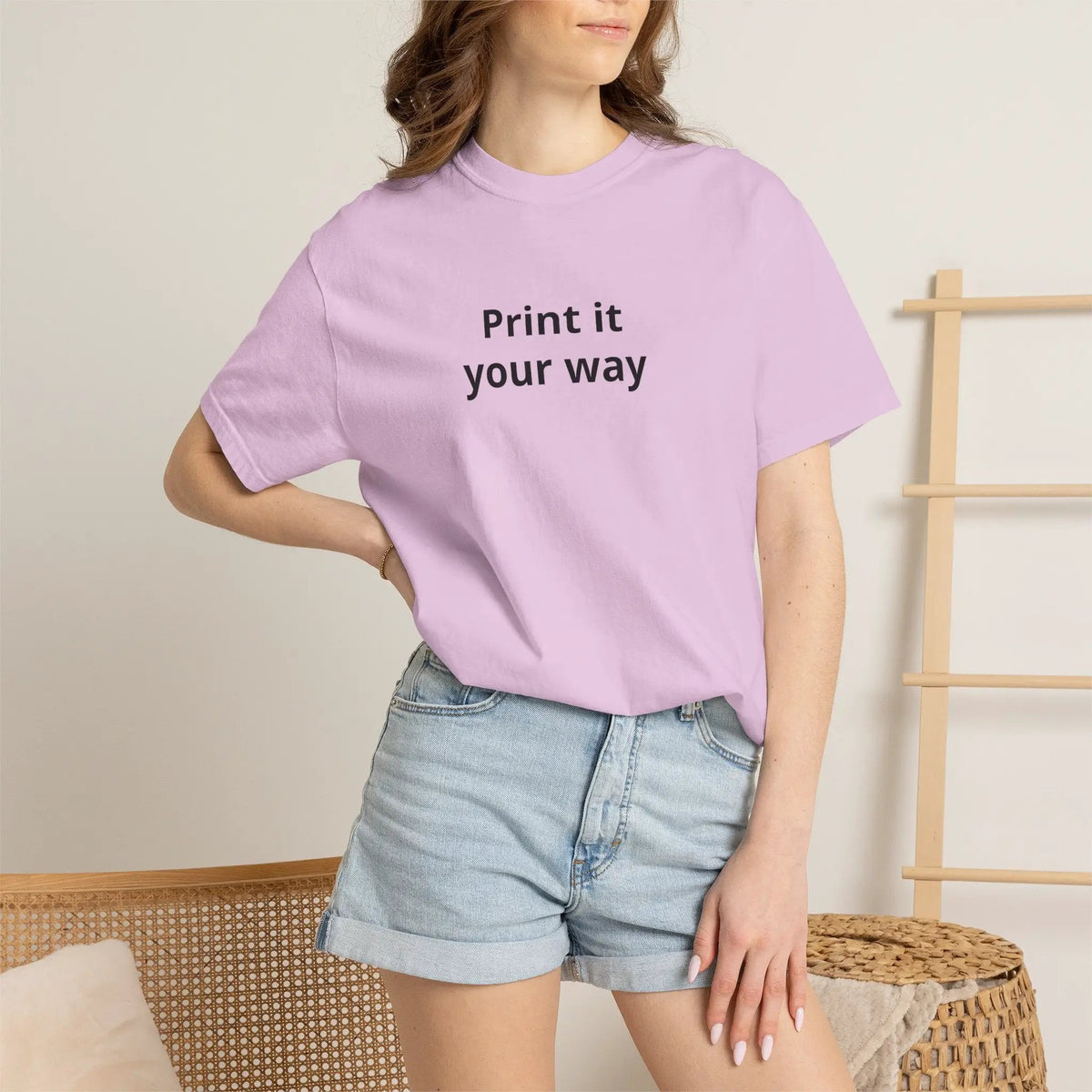 Printify Print It Your Way T-Shirt — Customizable White Graphic Tee - T-Shirts T-Shirt