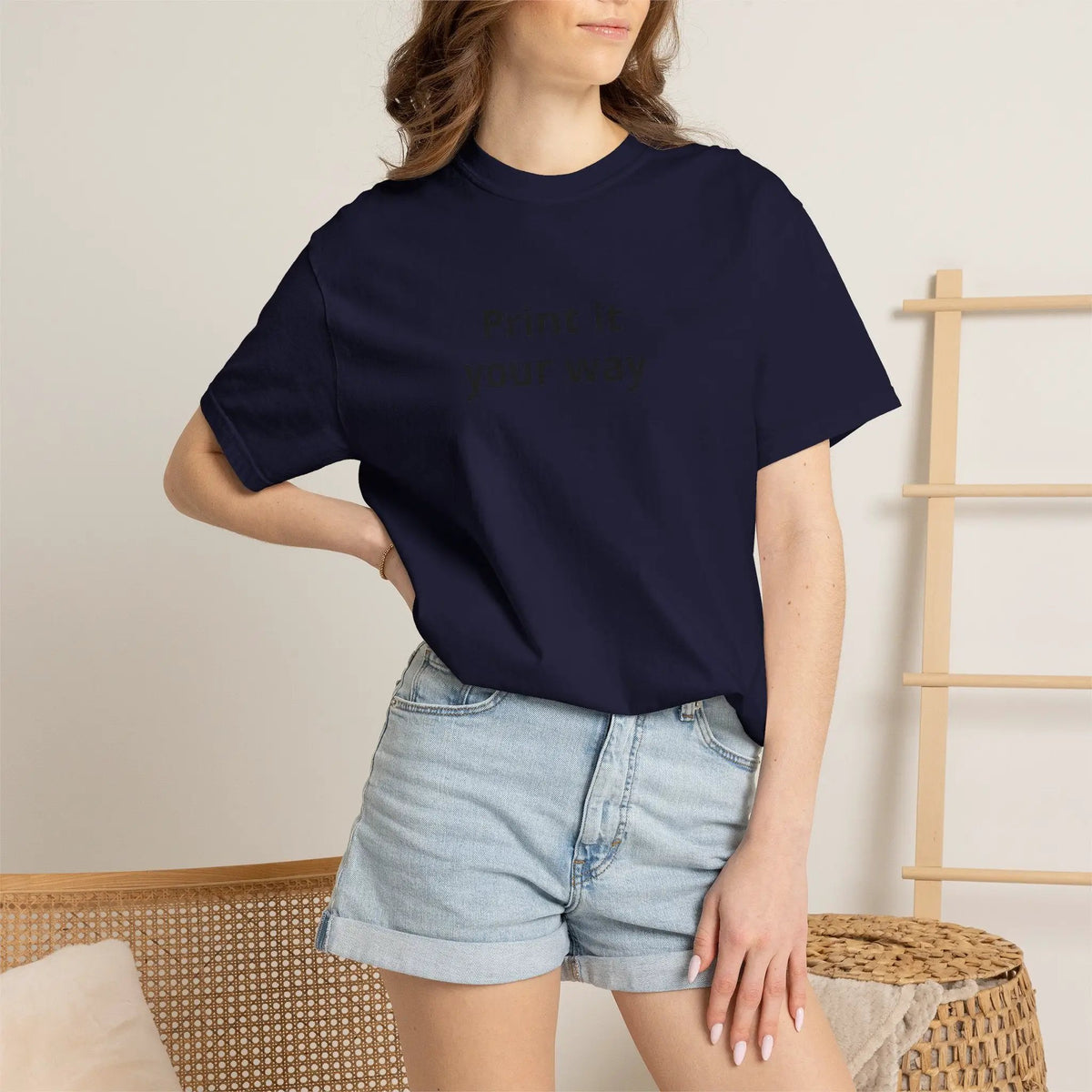Printify Print It Your Way T-Shirt — Customizable White Graphic Tee - T-Shirts T-Shirt