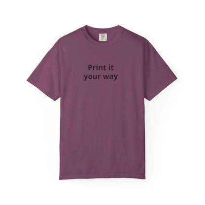 Printify Print It Your Way T-Shirt — Customizable White Graphic Tee - T-Shirts T-Shirt