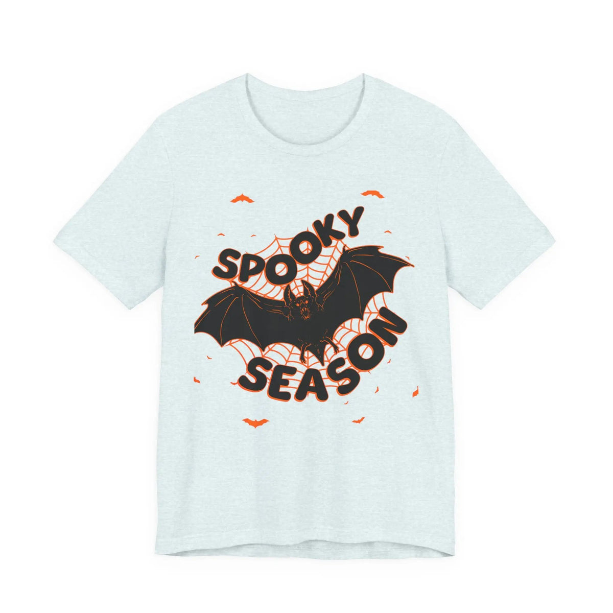 Printify Spooky Season Tee — Bat Halloween Graphic T-Shirt - T-Shirts T-Shirt