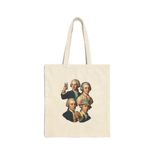 Printify History Nerd Presidents Tote | History Humor, Vintage Illustration - Tote Bags Bags