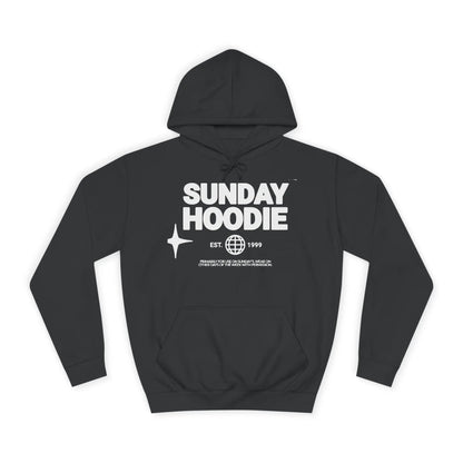 Printify Sunday Hoodie – Cozy College-Style Pullover - Hoodies Hoodie