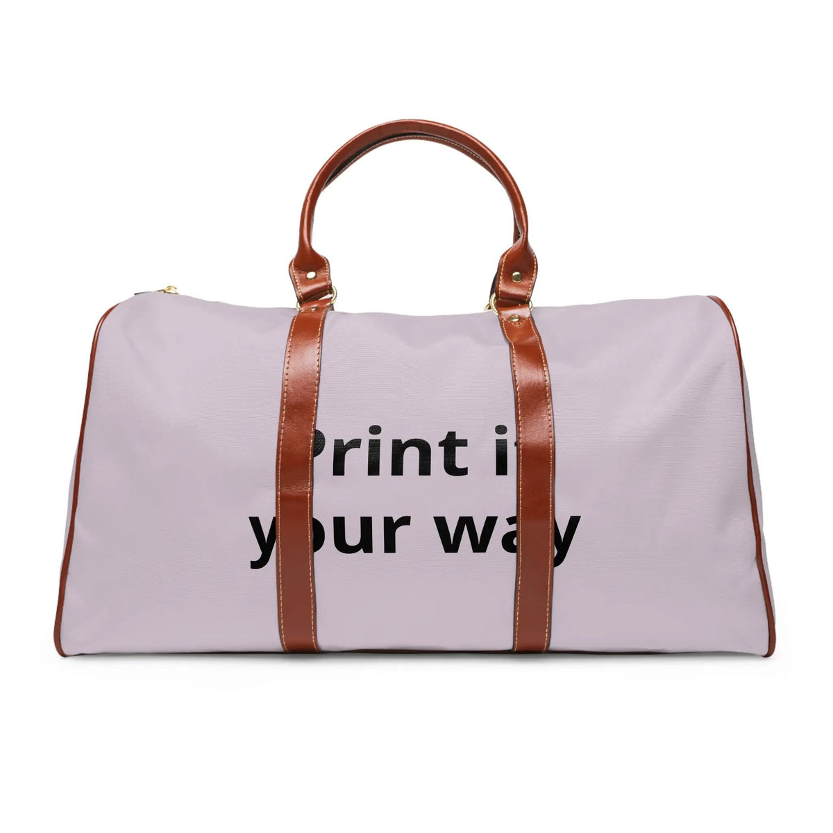 Printify Custom Waterproof Travel Bag — Personalized 'Print it your way' Duffle for Weekend Getaways & Beach Trips - Shoulder Bags Bags