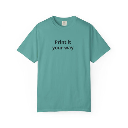 Printify Print It Your Way T-Shirt — Customizable White Graphic Tee - T-Shirts T-Shirt