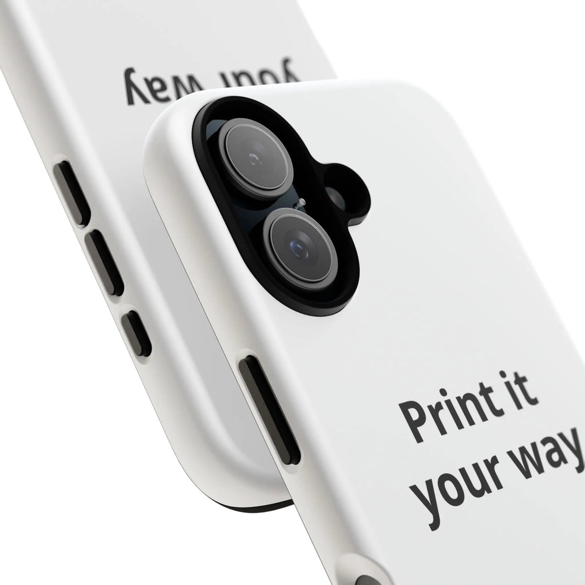 Printify Custom Print Tough iPhone Case Dual Layer Shockproof Protective Cover Wireless Charging - Mobile Phone Cases Phone Case