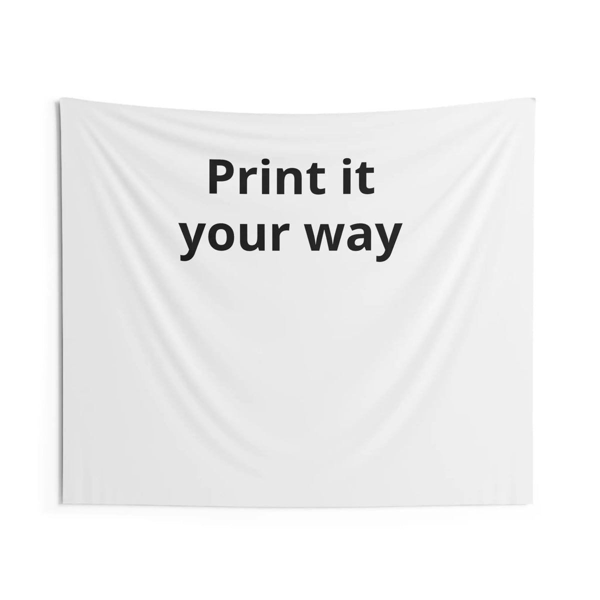 Printify Custom Print It Your Way Wall Tapestry — Personalized Minimalist Home Decor - Decorative Tapestries Home Decor