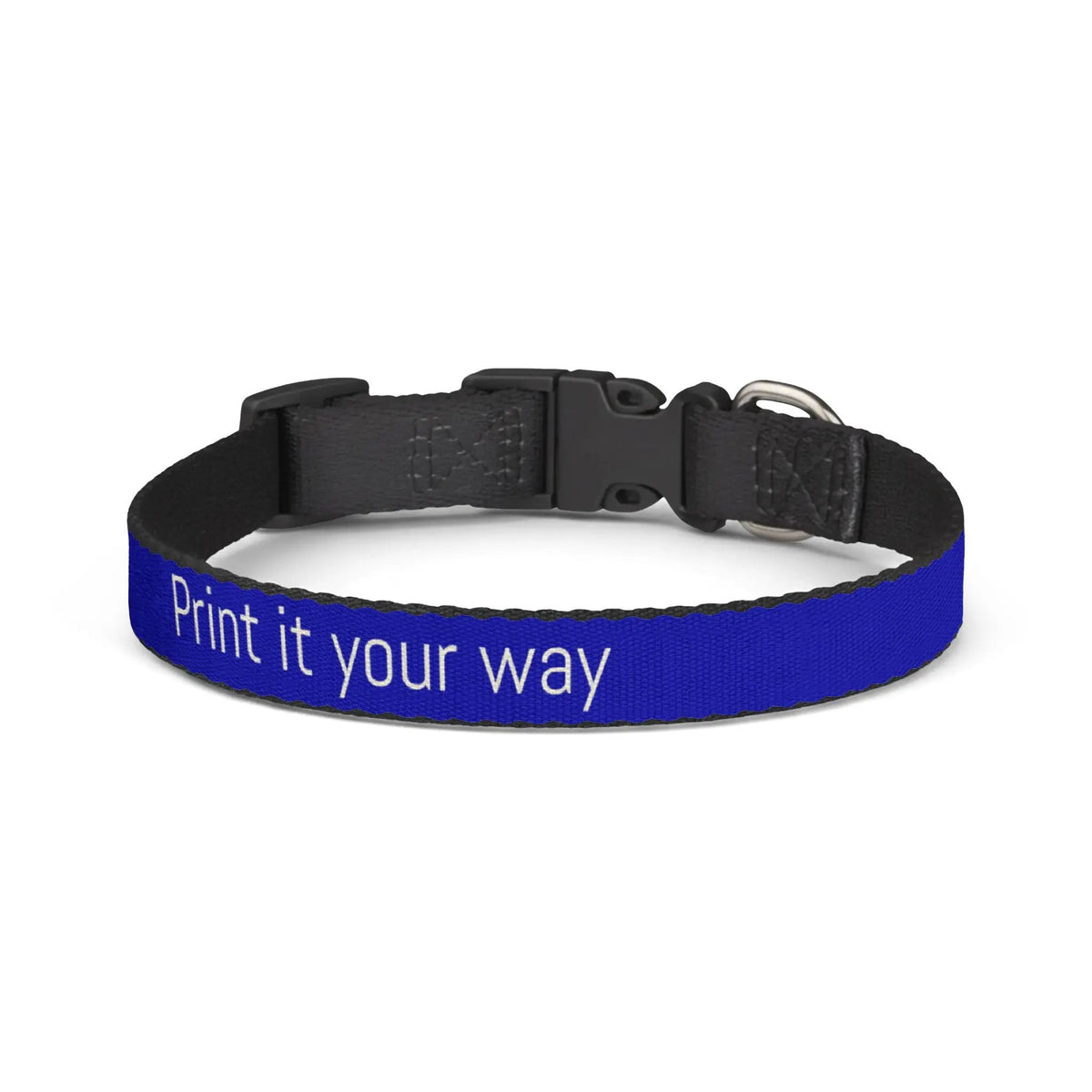 Printify Custom Clip-On Pet Collar — Personalized Blue Collar ("Print it your way") - Pet Collars & Ties Pets