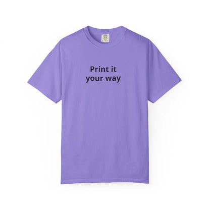 Printify Print It Your Way T-Shirt — Customizable White Graphic Tee - T-Shirts T-Shirt