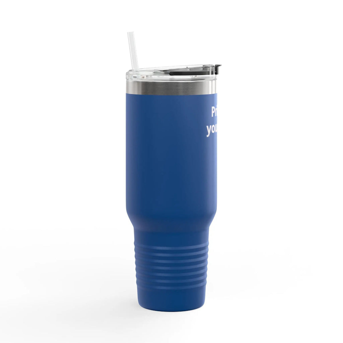 Printify 40oz Insulated Travel Mug with Handle – Customizable Big Tumbler for Road Trips & Daily Hydration - Travel Mugs Mug