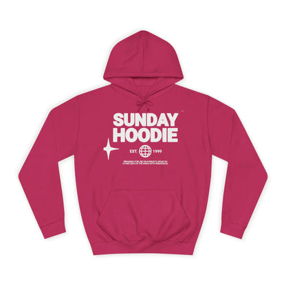 Printify Sunday Hoodie – Cozy College-Style Pullover - Hoodies Hoodie