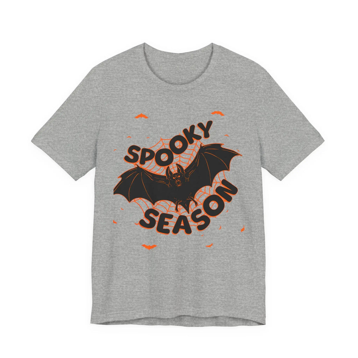 Printify Spooky Season Tee — Bat Halloween Graphic T-Shirt - T-Shirts T-Shirt