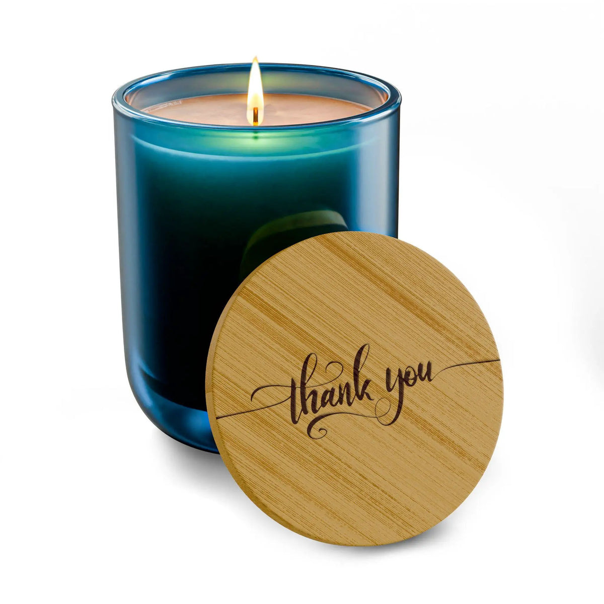 Thank You Script engraved Lid Candle