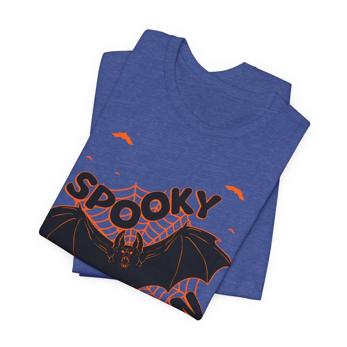 Printify Spooky Season Tee — Bat Halloween Graphic T-Shirt - T-Shirts T-Shirt