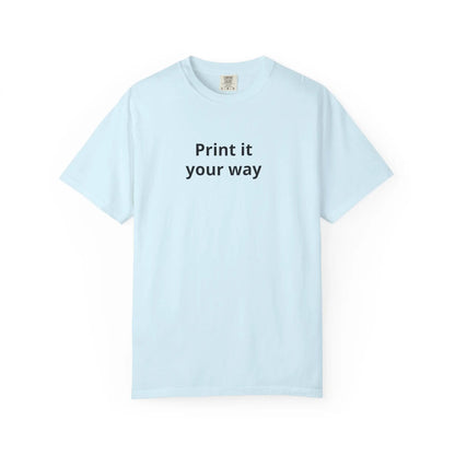Printify Print It Your Way T-Shirt — Customizable White Graphic Tee - T-Shirts T-Shirt