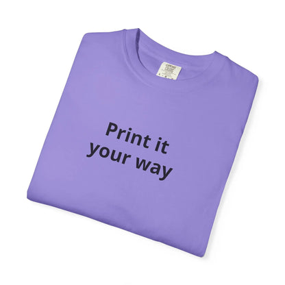 Printify Print It Your Way T-Shirt — Customizable White Graphic Tee - T-Shirts T-Shirt