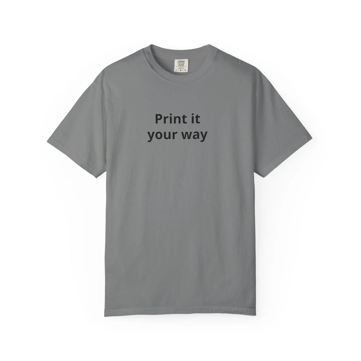 Printify Print It Your Way T-Shirt — Customizable White Graphic Tee - T-Shirts T-Shirt