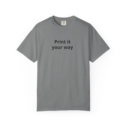 Printify Print It Your Way T-Shirt — Customizable White Graphic Tee - T-Shirts T-Shirt