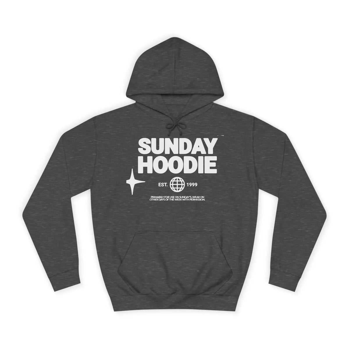 Printify Sunday Hoodie – Cozy College-Style Pullover - Hoodies Hoodie