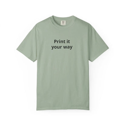 Printify Print It Your Way T-Shirt — Customizable White Graphic Tee - T-Shirts T-Shirt