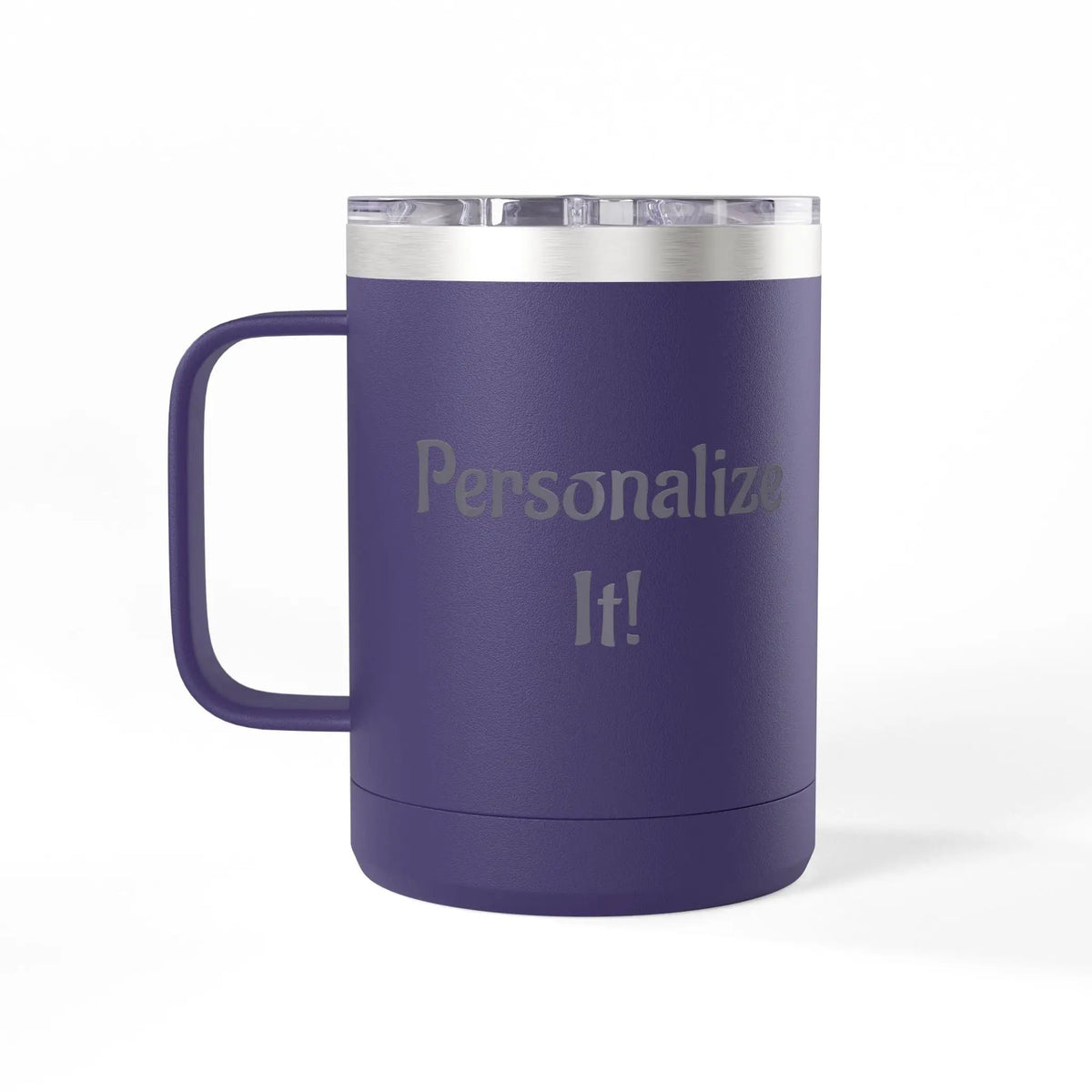 Printify 15oz White Travel Mug Tumbler — Minimalist Insulated Coffee Mug - Tumblers Mug