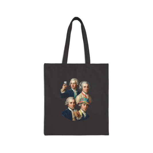 Printify History Nerd Presidents Tote | History Humor, Vintage Illustration - Tote Bags Bags