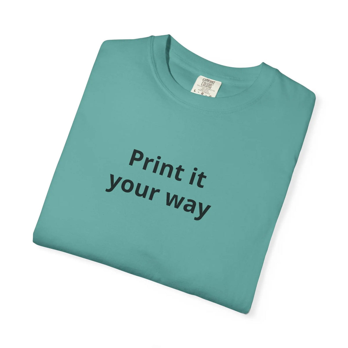 Printify Print It Your Way T-Shirt — Customizable White Graphic Tee - T-Shirts T-Shirt