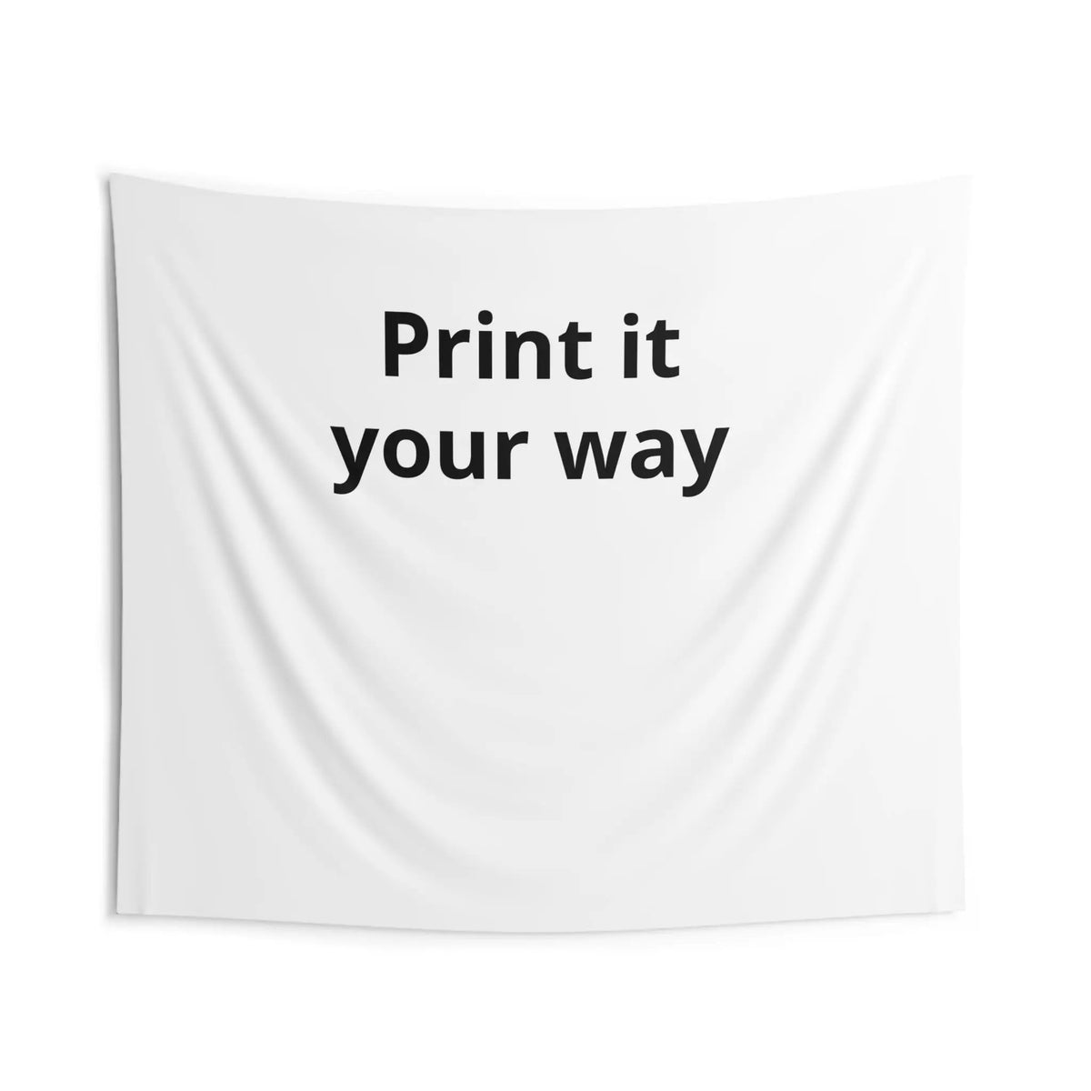 Printify Custom Print It Your Way Wall Tapestry — Personalized Minimalist Home Decor - Decorative Tapestries Home Decor