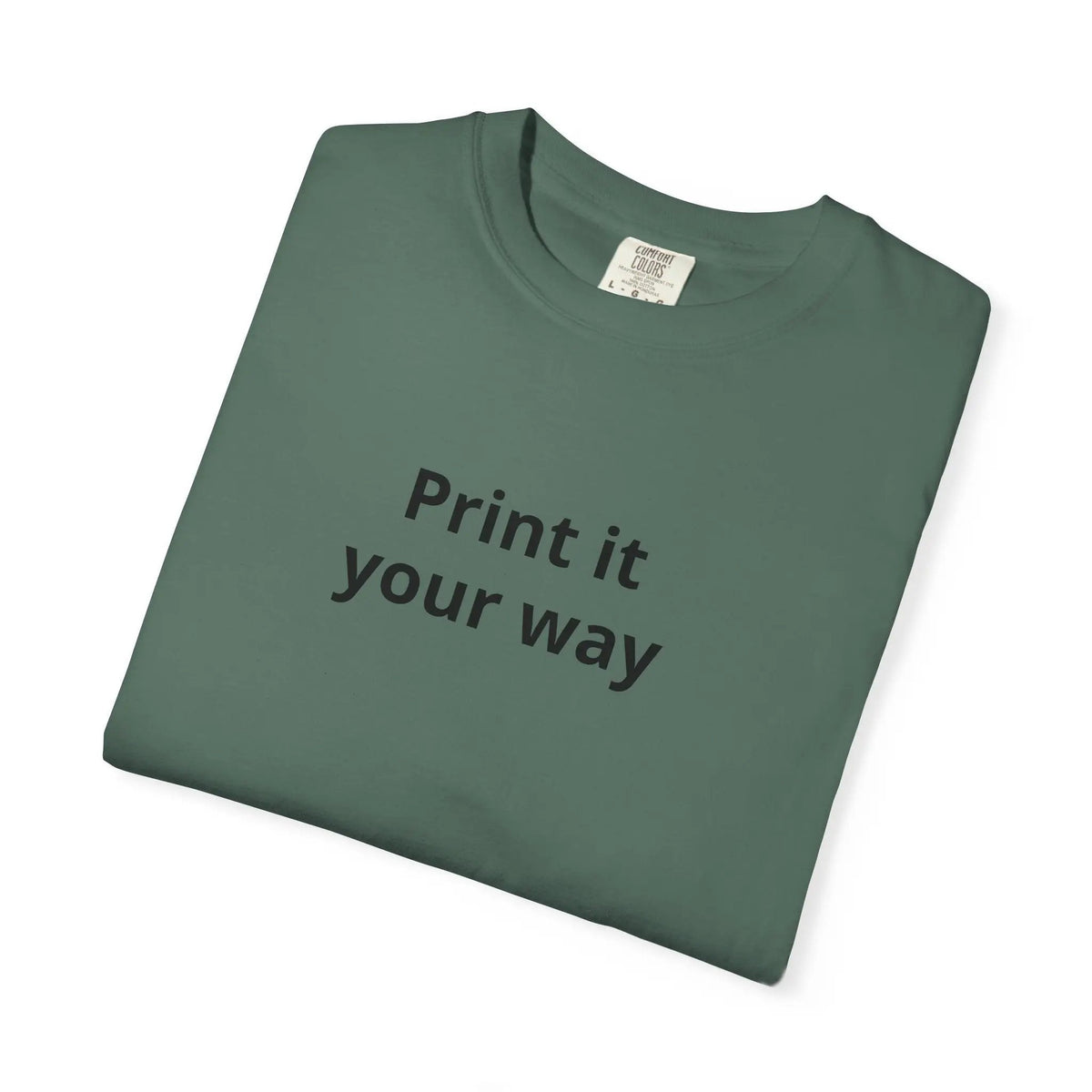 Printify Print It Your Way T-Shirt — Customizable White Graphic Tee - T-Shirts T-Shirt