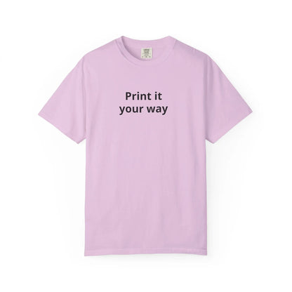 Printify Print It Your Way T-Shirt — Customizable White Graphic Tee - T-Shirts T-Shirt