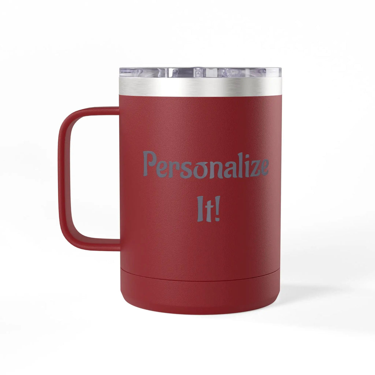 Printify 15oz White Travel Mug Tumbler — Minimalist Insulated Coffee Mug - Tumblers Mug