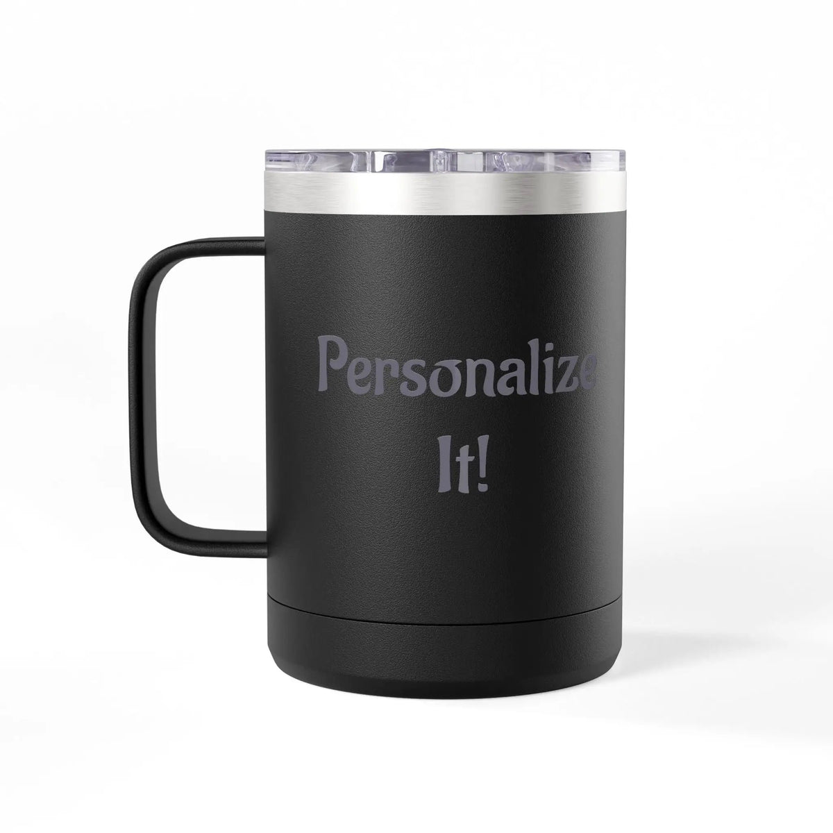 Printify 15oz White Travel Mug Tumbler — Minimalist Insulated Coffee Mug - Tumblers Mug