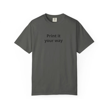 Printify Print It Your Way T-Shirt — Customizable White Graphic Tee - T-Shirts T-Shirt