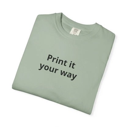 Printify Print It Your Way T-Shirt — Customizable White Graphic Tee - T-Shirts T-Shirt