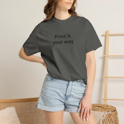 Printify Print It Your Way T-Shirt — Customizable White Graphic Tee - T-Shirts T-Shirt