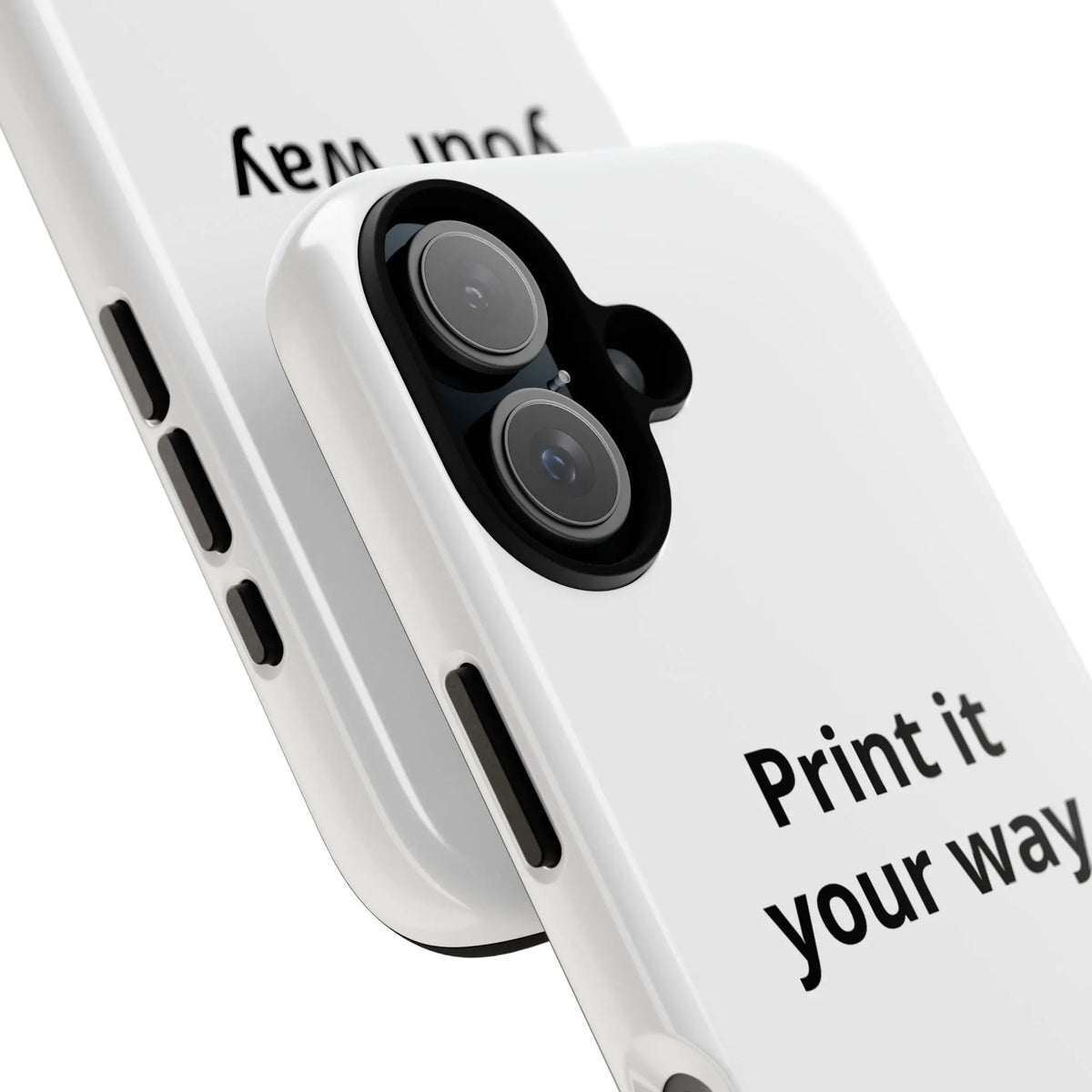 Printify Custom Print Tough iPhone Case Dual Layer Shockproof Protective Cover Wireless Charging - Mobile Phone Cases Phone Case