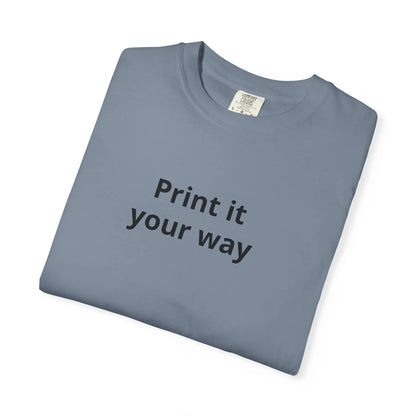 Printify Print It Your Way T-Shirt — Customizable White Graphic Tee - T-Shirts T-Shirt