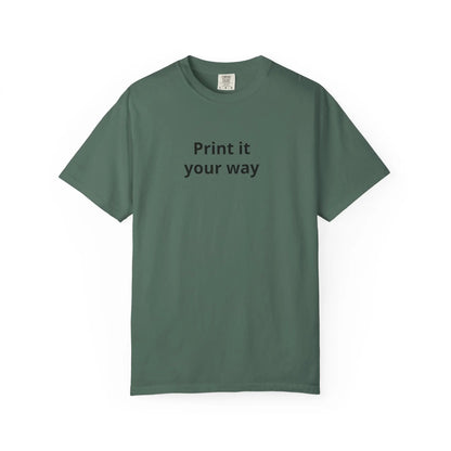Printify Print It Your Way T-Shirt — Customizable White Graphic Tee - T-Shirts T-Shirt