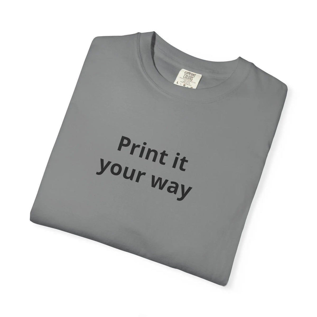 Printify Print It Your Way T-Shirt — Customizable White Graphic Tee - T-Shirts T-Shirt