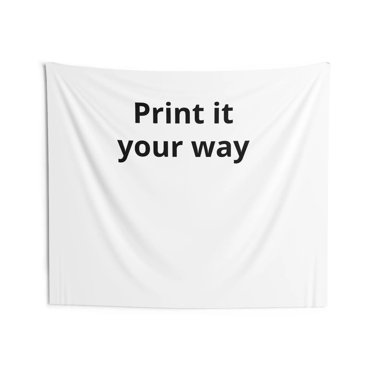 Printify Custom Print It Your Way Wall Tapestry — Personalized Minimalist Home Decor - Decorative Tapestries Home Decor