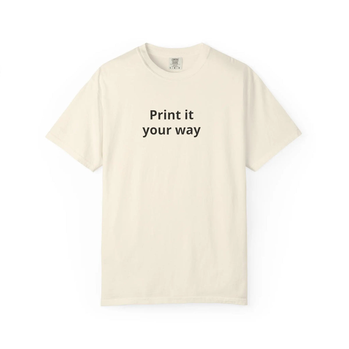 Printify Print It Your Way T-Shirt — Customizable White Graphic Tee - T-Shirts T-Shirt