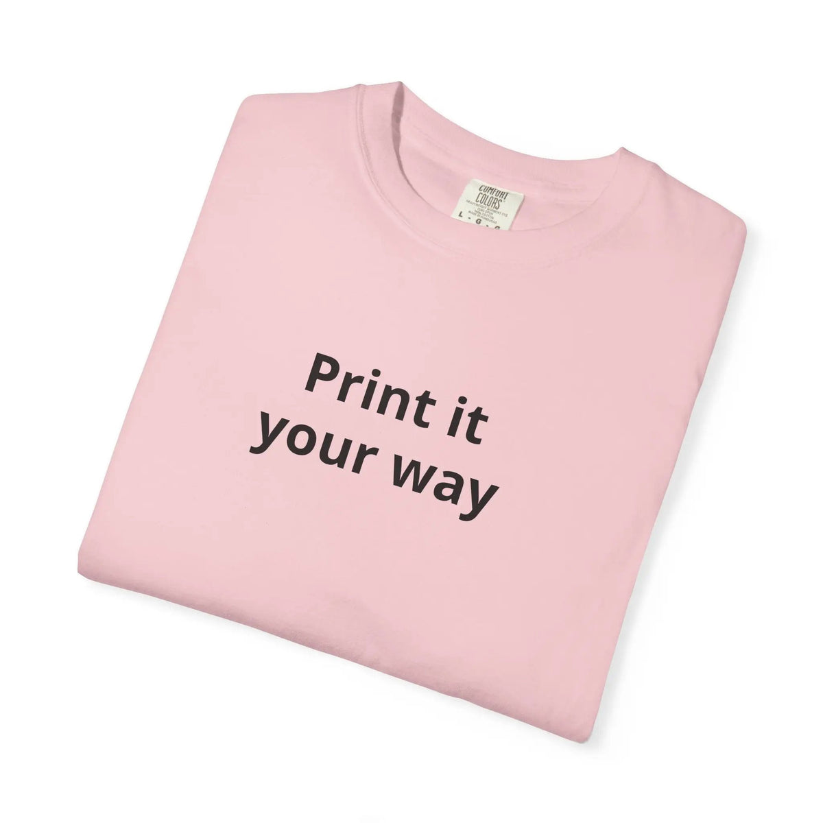 Printify Print It Your Way T-Shirt — Customizable White Graphic Tee - T-Shirts T-Shirt