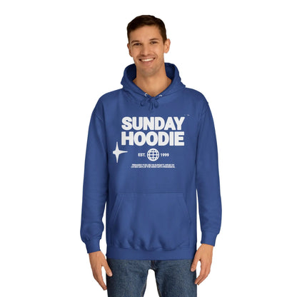 Printify Sunday Hoodie – Cozy College-Style Pullover - Hoodies Hoodie