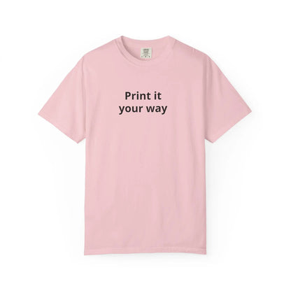 Printify Print It Your Way T-Shirt — Customizable White Graphic Tee - T-Shirts T-Shirt